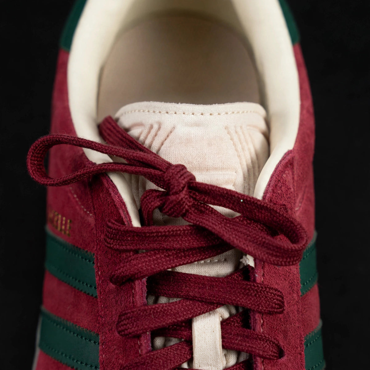adidas Gazelle Indoor — JH5403 — Shadow Red / Shadow Green — Men's US 12