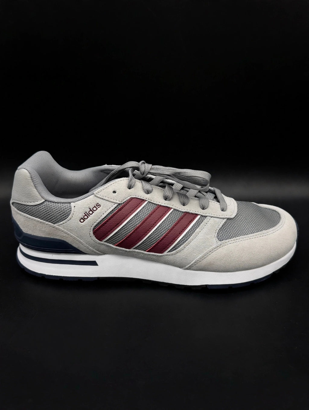 adidas Run 80s "Grey Shadow Red" — ID1882 — Men's 11.5