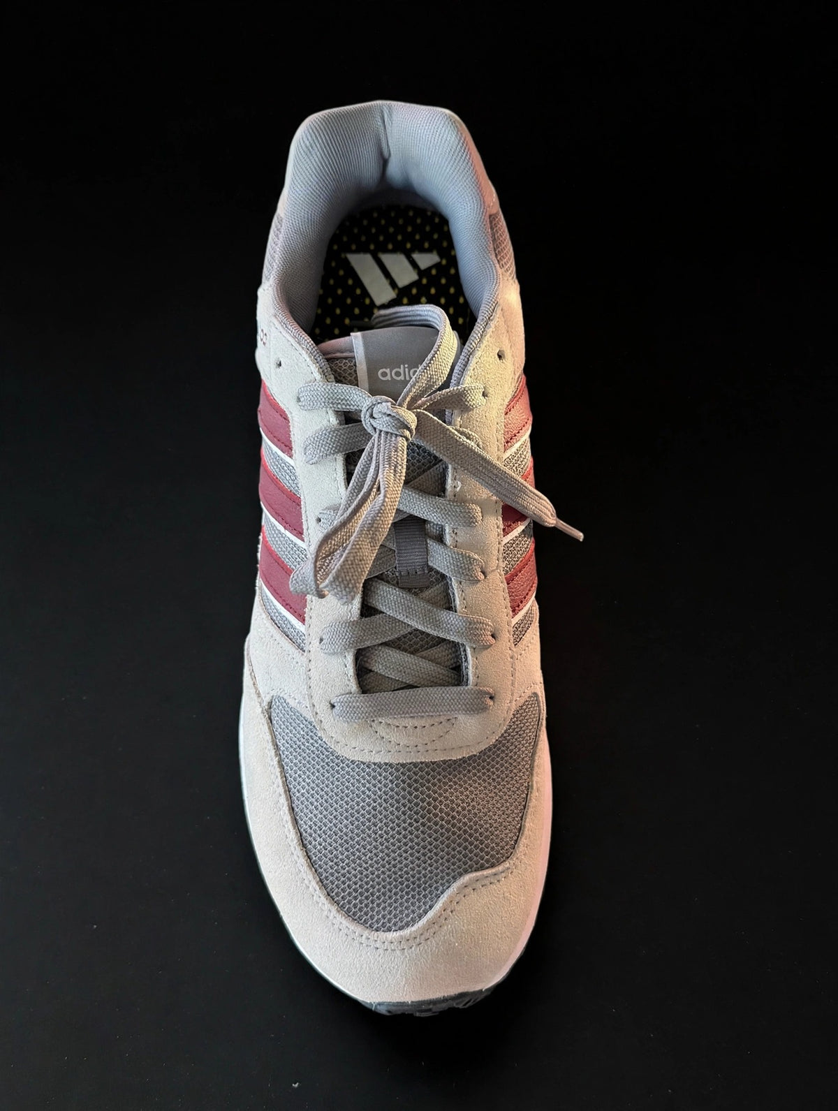adidas Run 80s "Grey Shadow Red" — ID1882 — Men's 11.5