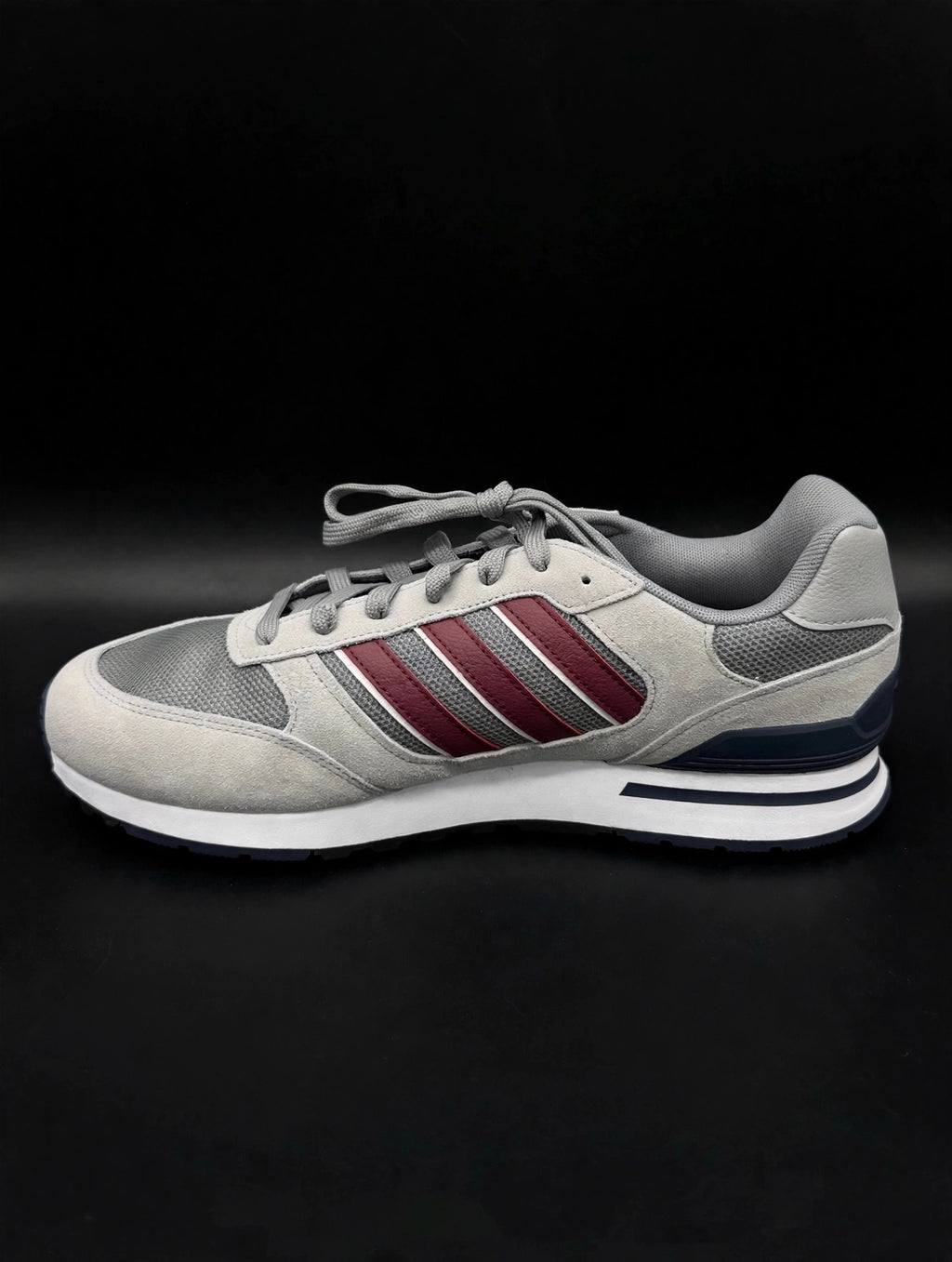 adidas Run 80s "Grey Shadow Red" — ID1882 — Men's 11.5