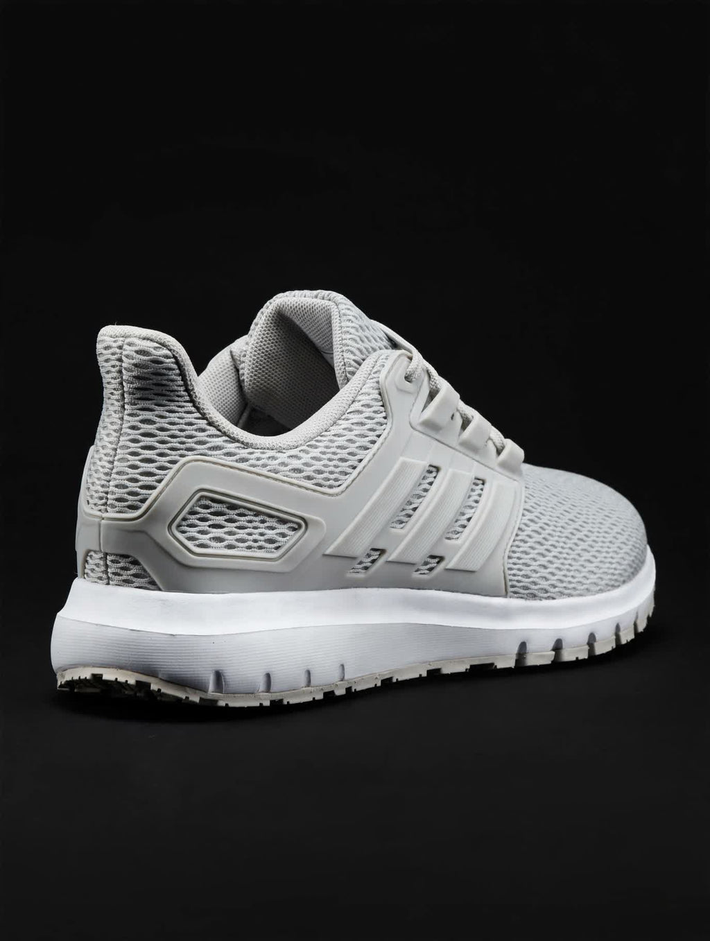 adidas Ultimashow Running Shoes — Grey/White — Men's 9.5 - view 3