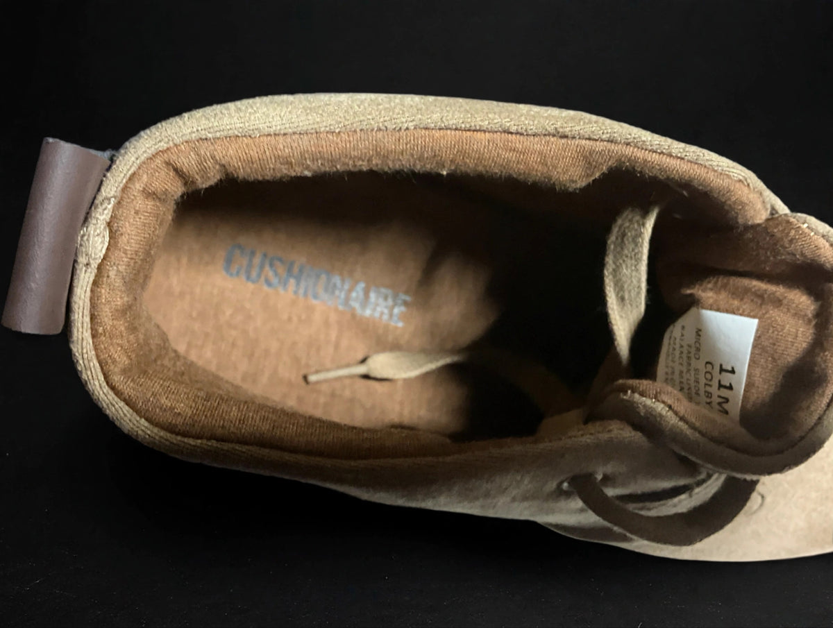 Cushionaire Colby Chukka Sneaker Boot — Tan — Men's 11M