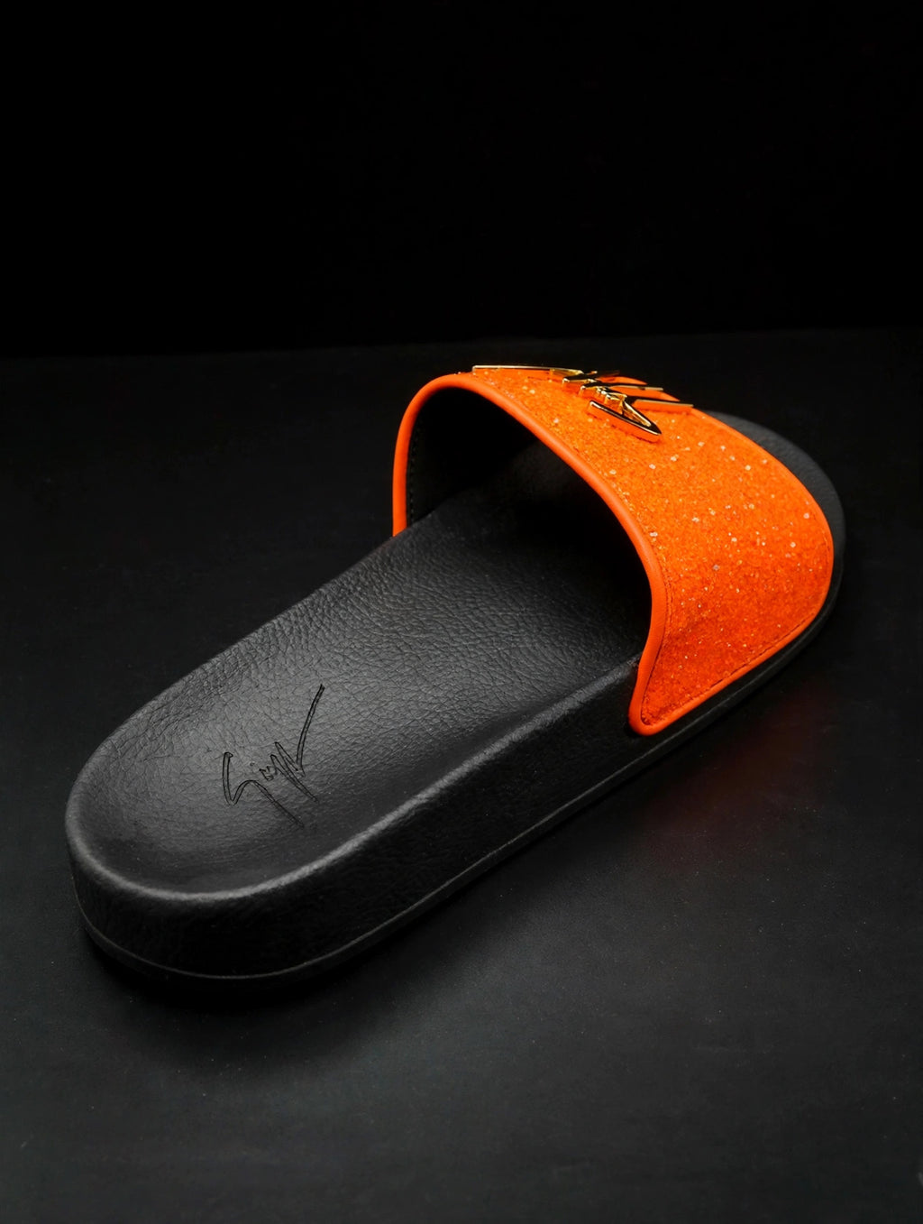 Giuseppe Zanotti New Burel Slide "Newglit Oransoda" — RM00008 — Men's 9.5–10 (EU 43)
