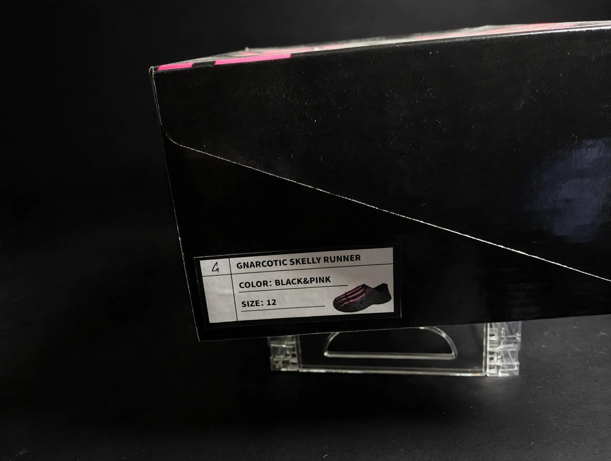 Gnarcotic Skelly Runner "Black & Pink" — Men's 12