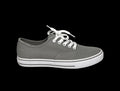 IZOD Rangley canvas sneaker grey 1851110 — side profile