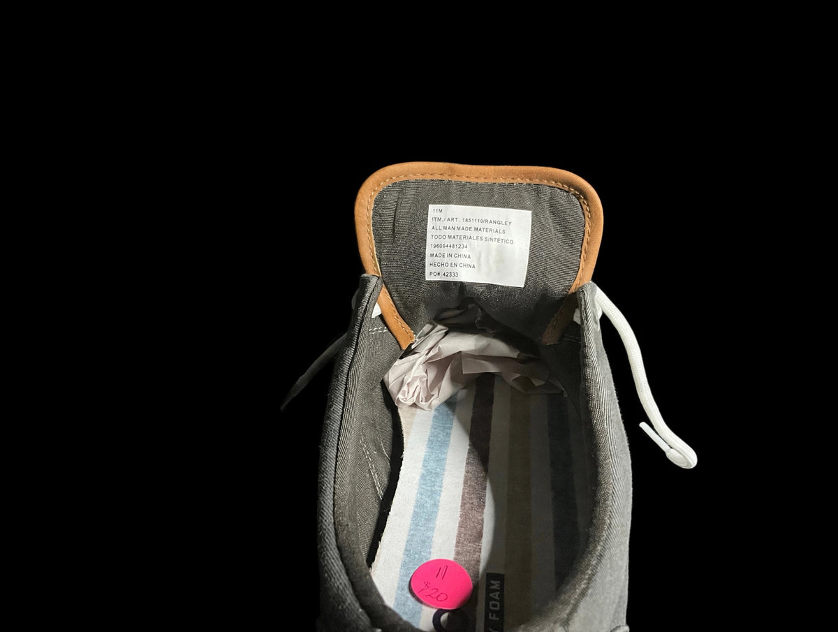 IZOD Rangley canvas sneaker grey 1851110 — label detail