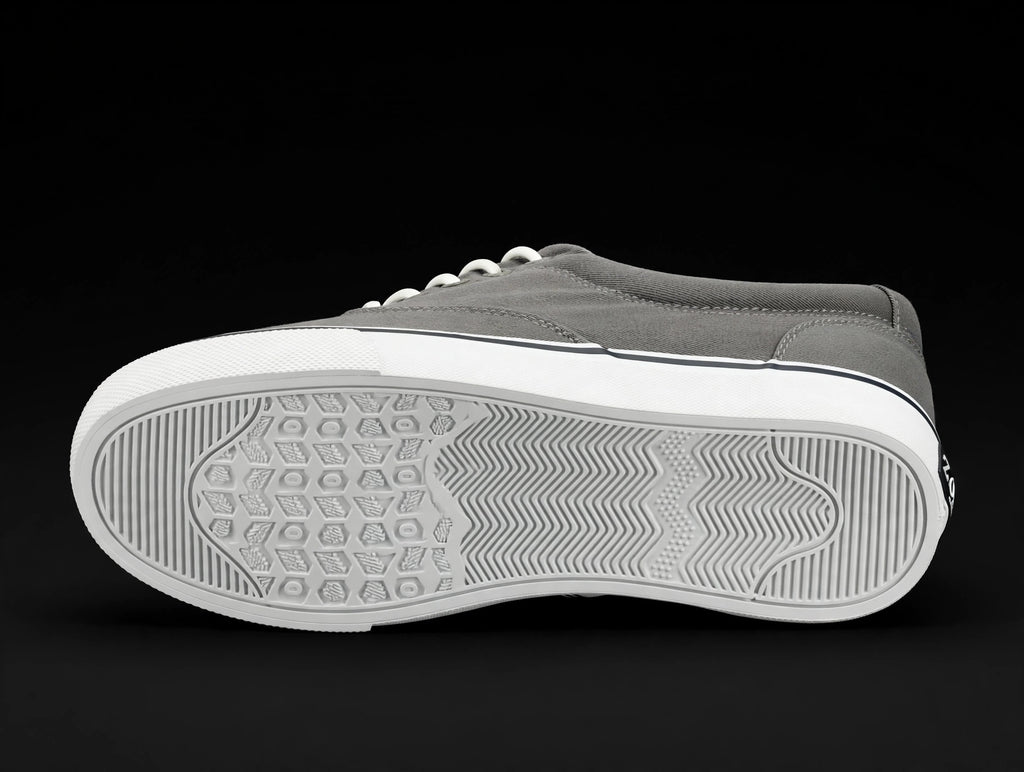 IZOD Rangley canvas sneaker grey 1851110 — outsole view
