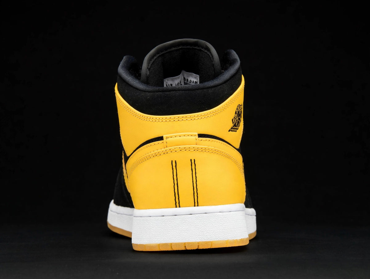 Air Jordan 1 Mid GS New Love 2017 554725-035 — heel view