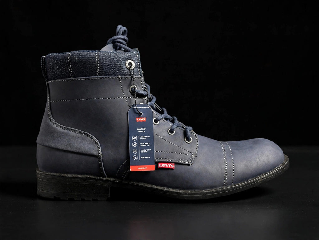 Levi's Cap-Toe Boot "Navy" — 51837109U — Men's 13