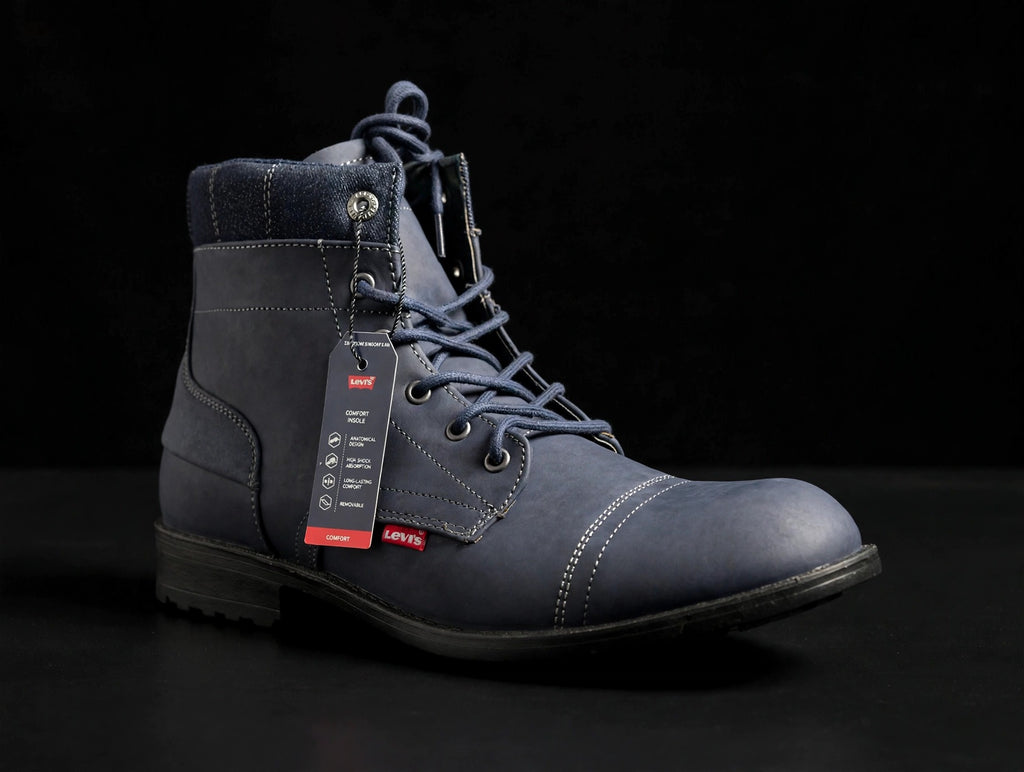 Levi's Cap-Toe Boot "Navy" — 51837109U — Men's 13