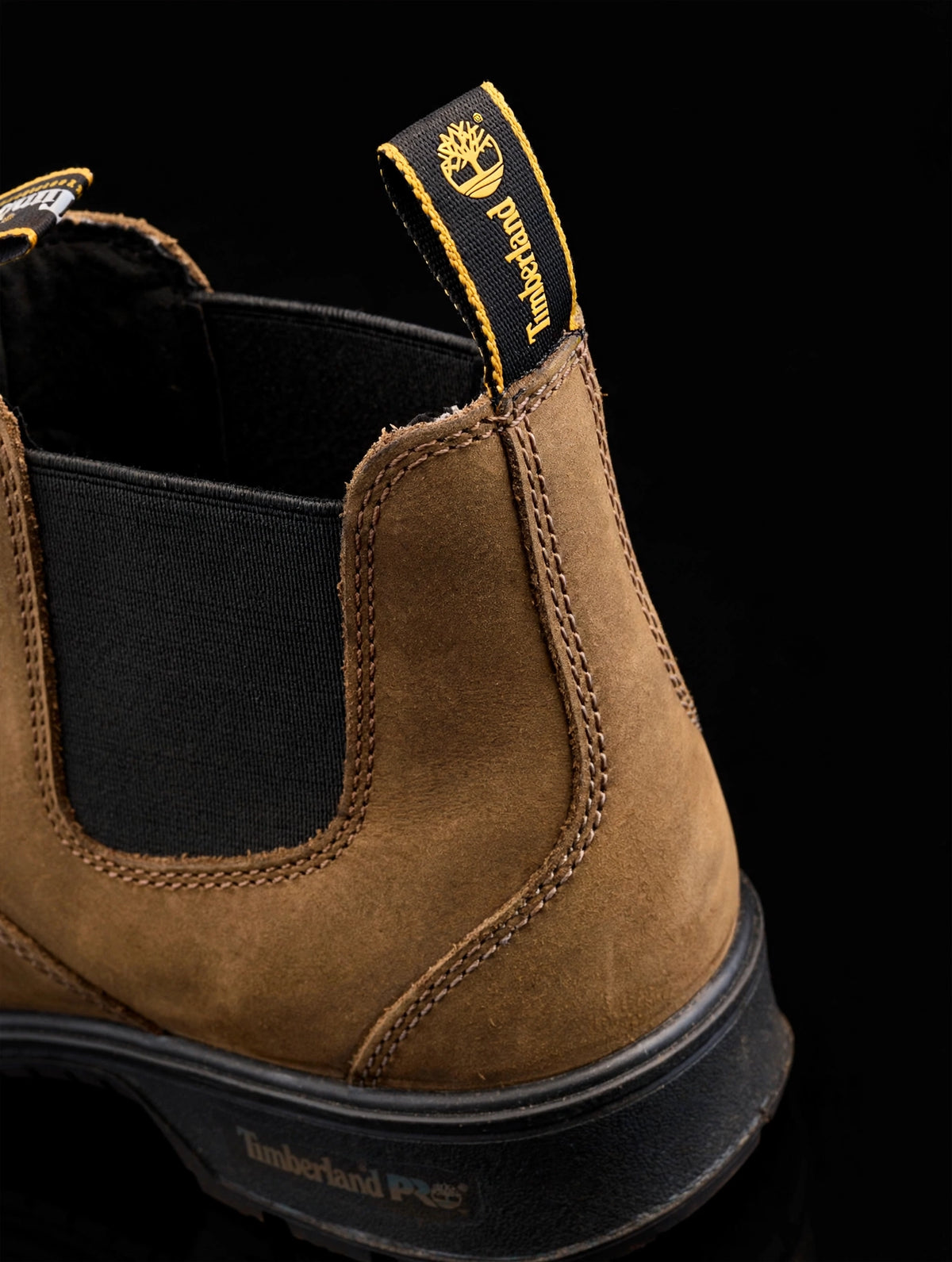 Timberland PRO Nashoba Composite-Toe Chelsea Work Boot — Brown — Men's 8.5 (A2CFX)