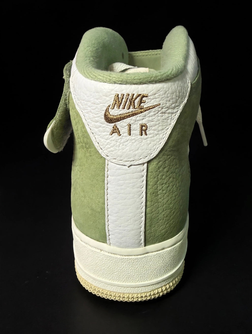 Nike Air Force 1 Mid QS 'Jewel Oil Green' — DQ3505-100 — Men's US 11.5