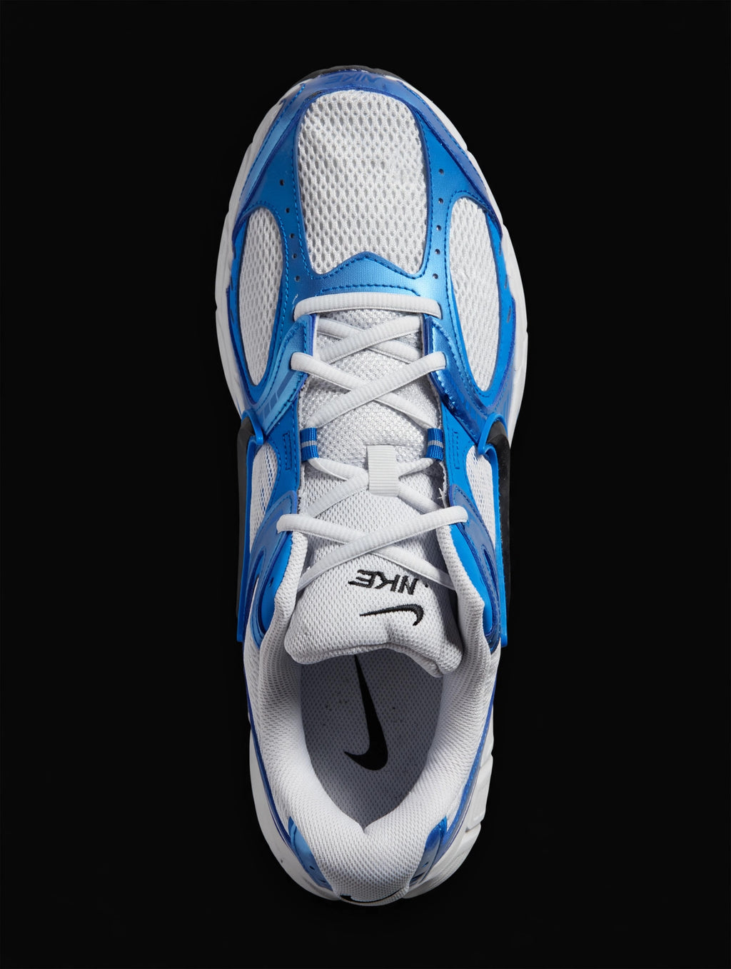Nike V5 RNR Pure Platinum Brilliant Blue HJ5228-010 — top-down view