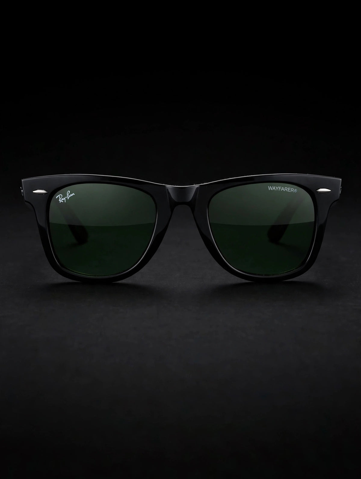 Ray-Ban Original Wayfarer Classic RB2140 — Black, G-15 Green — 50mm