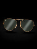 Ray-Ban Aviator Large Metal RB3026 — Gold, G-15 Green — 62mm