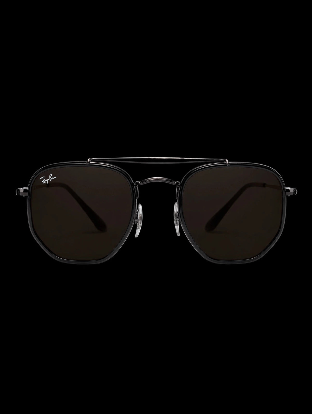 Ray-Ban The Marshal II RB3648-M — Black, Brown Polarized — 52mm