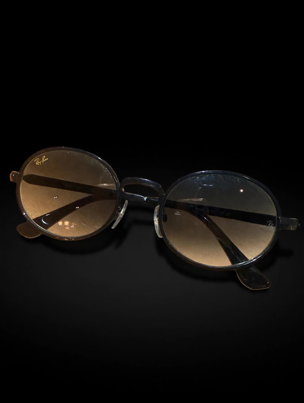 Ray-Ban RB3931 Oval (Ray-Ban x A$AP Rocky) — Black / Grey Gradient — 54mm
